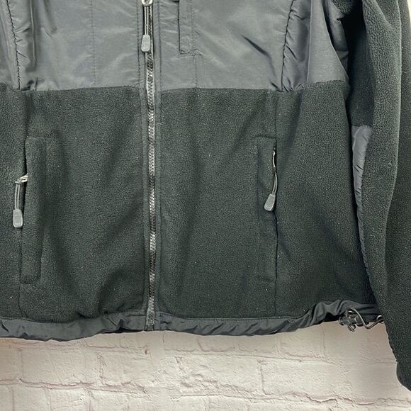 Kenneth Cole Reaction. Heavy Fleece & Nylon Jacket/Coat in Black. Women's Large - Picture 3 of 9